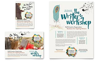 Writer's Workshop Flyer & Ad Template