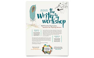 Writer's Workshop Flyer Template