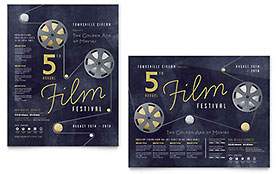 Film Festival Poster Template Design