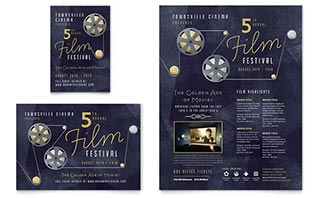 Film Festival Flyer & Ad Template