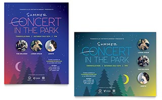 Summer Concert Poster Template