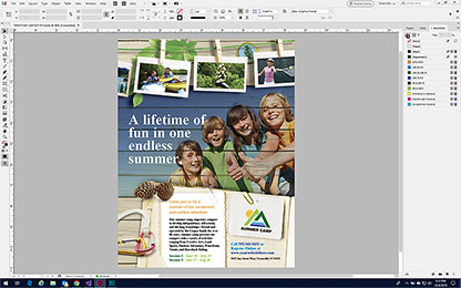 Make a Flyer in InDesign - Format a Flyer