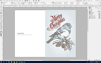 Make a Greeting Card in InDesign - Format a Greeting Card