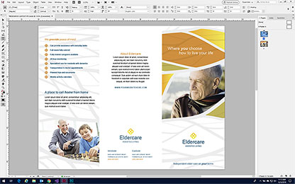 Make a Pamphlet in InDesign - Format a Pamphlet