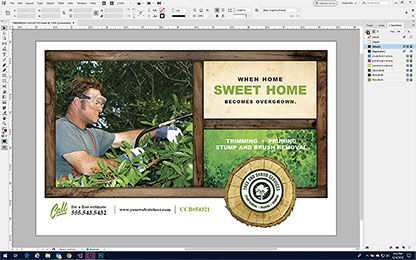 Make a Postcard in InDesign - Format a Postcard