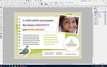 Make a Print Ad in InDesign - Format a Print Ad