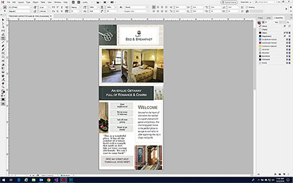 Make a Rack Card in InDesign - Format a Rack Card