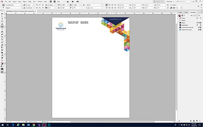 Make a Stationery in InDesign - Format a Stationery