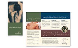 Chiropractor Brochure Template