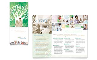 Elder Care & Nursing Home Brochure Template