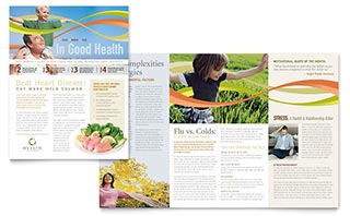 Health Insurance Company Newsletter Template