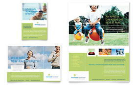 Healthcare Management Flyer & Ad Template Design