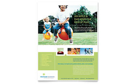 Healthcare Management Flyer Template Design