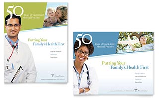 Family Physician Poster Template