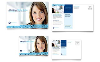 Dentistry & Dental Office Postcard Template