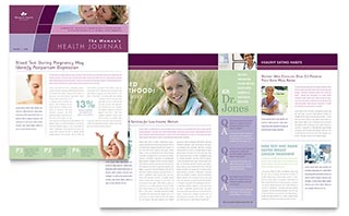 Women's Health Clinic Newsletter Template