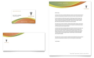 Massage & Chiropractic Business Card & Letterhead Template