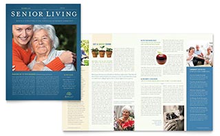 Senior Living Community Newsletter Template