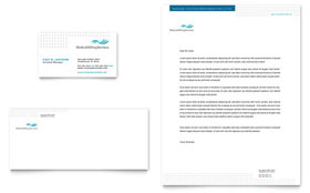 Medical Billing & Coding Business Card & Letterhead Template Design