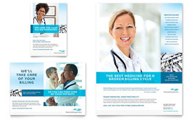 Medical Billing & Coding Flyer & Ad Template Design