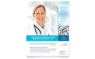 Medical Billing & Coding Flyer Template