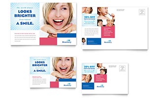 Family Dentistry Postcard Template