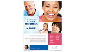 Family Dentistry Flyer Template Design