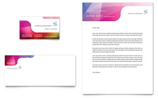 Pharmacy School Business Card & Letterhead Template