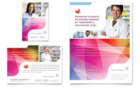 Pharmacy School Flyer & Ad Template Design