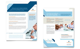 Medical Transcription Datasheet Template Design