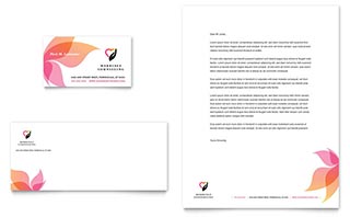 Marriage Counseling Business Card & Letterhead Template