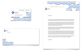 Hospital Business Card & Letterhead Template Design