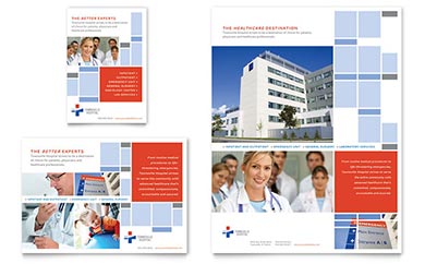 Hospital Marketing Advertisement Design Example