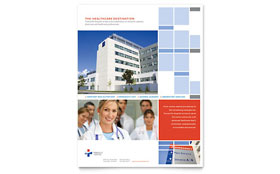 Hospital Flyer Template Design