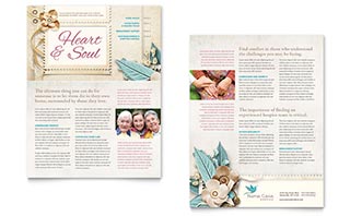 Hospice & Home Care Newsletter Template