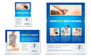 Reflexology & Massage Flyer & Ad Template