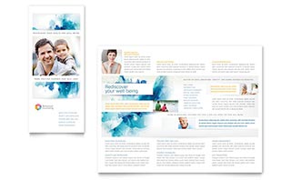 Behavioral Counseling Tri Fold Brochure Template