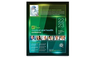 Medical Conference Flyer Template