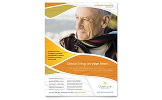 Assisted Living Flyer Template