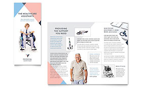 Disability Medical Equipment Brochure Template Design