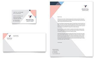 Disability Medical Equipment Business Card & Letterhead Template