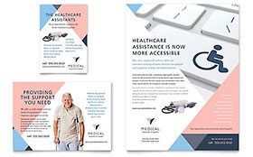 Disability Medical Equipment Flyer & Ad Template Design