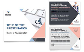 Disability Medical Equipment PowerPoint Presentation Template Design