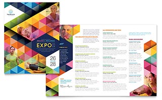 Health Fair Brochure Template