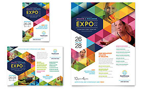 Health Fair Flyer & Ad Template Design