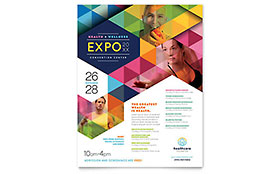 Health Fair Flyer Template Design