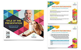 Health Fair PowerPoint Presentation Template Design