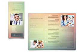 Medical Clinic Brochure Template Design