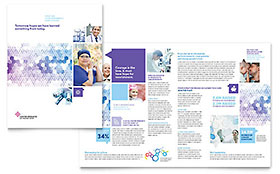 Cancer Treatment Brochure Template Design