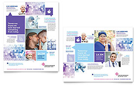 Cancer Treatment Poster Template Design